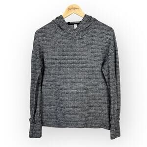 Lululemon Extra Mile Hoodie Ringspun Denim Black White 4 Rulu Ruffle Runner